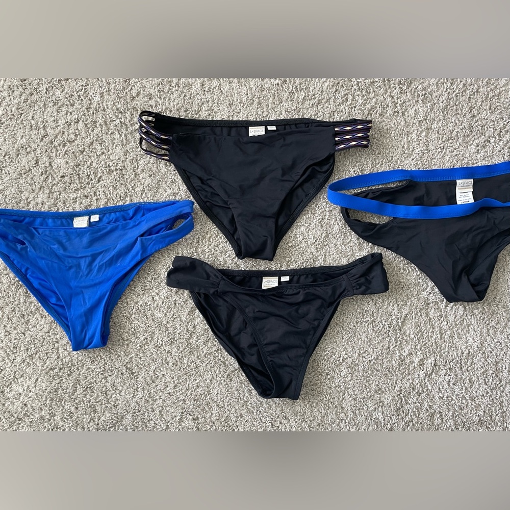 Bundle of L*Space Bikini Bottoms (size M)